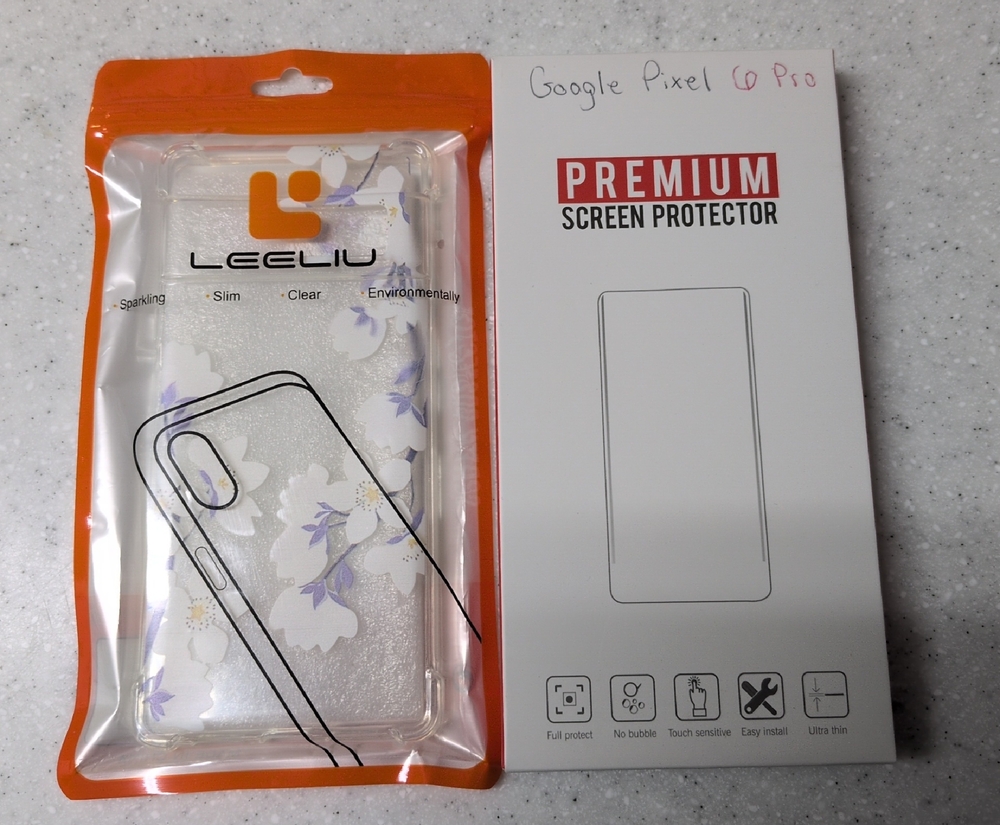Clear Phone Case And Premium Screen Protector for Google Pixel 6 Pro